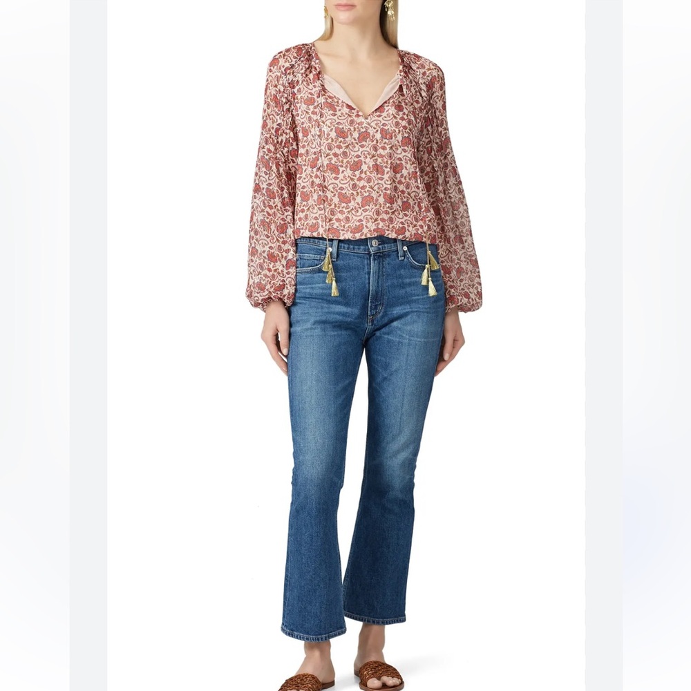 Ramy Brook Blush Adira Blouse, size L